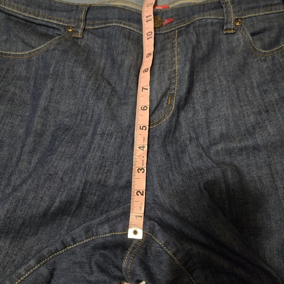 Smith's Dungaree Crop Jean Size 16W 17.5in Inseam Denim - Picture 5 of 11